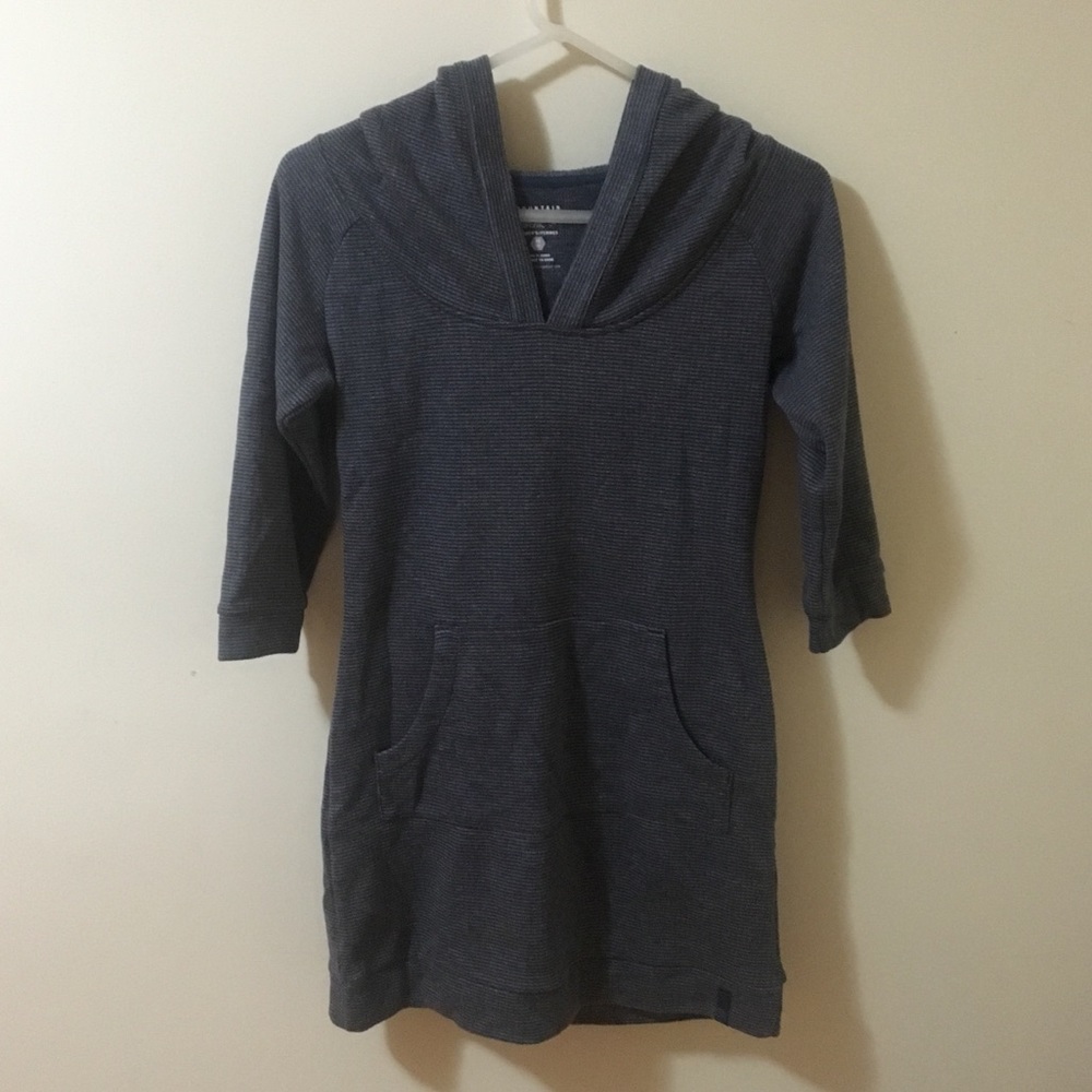 Mountain Hardwear Blue Marl Hooded Tunic